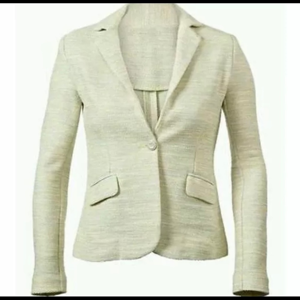 CAbi Lemon Zest Tweed Blazer Jacket #713